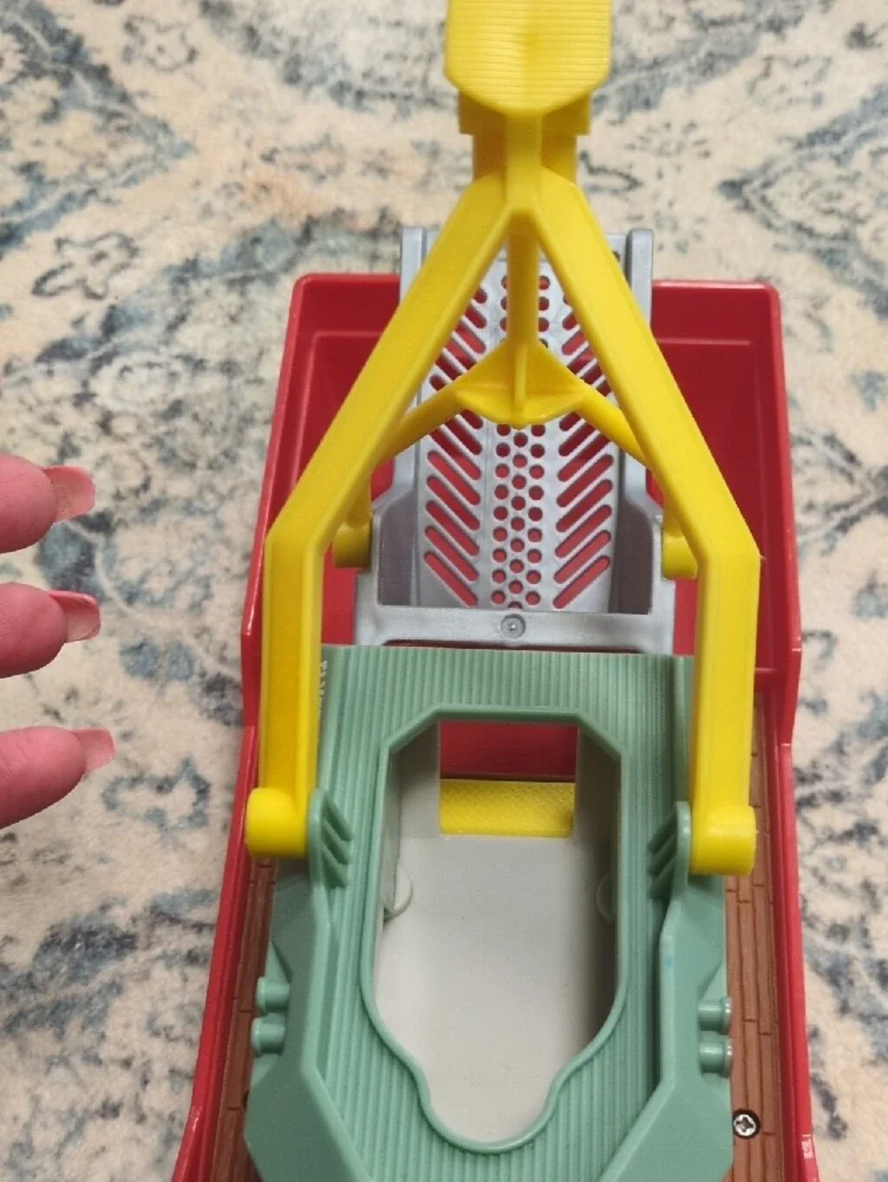 Matchbox Kids Rescue Boat Toy in Red, Yellow & Green